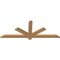 Ekena Millwork Kennewick Timber Gable Bracket, Western Red Cedar, 60"W x 22"H x 1 1/2"D x 3 1/2"F, 9/12 Pitch GBW060X22X0204KEN00SWR - alternate 5